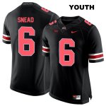 Youth NCAA Ohio State Buckeyes Brian Snead #6 College Stitched Authentic Nike Red Number Black Football Jersey OO20A03SP